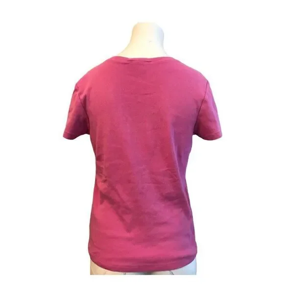 Ralph Lauren Sport Ladies Large Pink Top Pony Logo - Picture 2 of 3